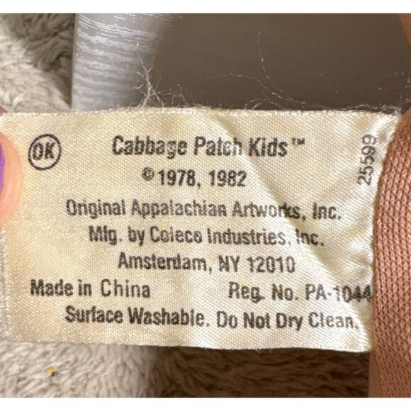 Cabbage Patch Kid Boy Doll Wheat Loop Hair Green Eyes Freckles #2 HM 1984 - Picture 12 of 16